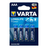 4x Varta AAA LONGLIFE Power Pila alcalina / Micro, 4903, Ministilo, LR03, MN2400 - 1,5V - movilcom.com