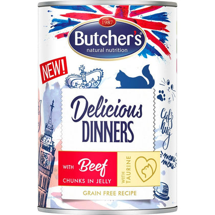 Comida para gato Butcher's Delicious Dinners Pollo Ternera 400 g