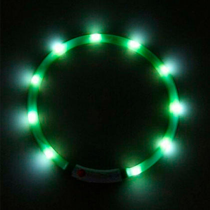 Collar Luz LED Verde (Reacondicionado A+)