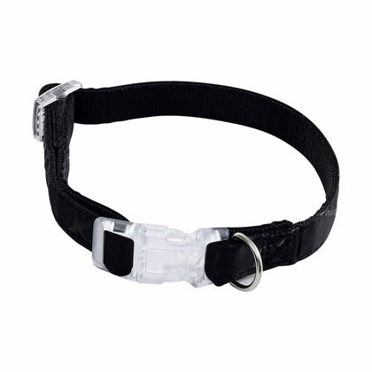 Collar de paseo Hearts & Homies Negro (40-55 cm)