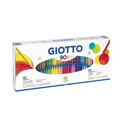 Set GIOTTO Stilnovo Turbo Color Lápices de colores Rotuladores Multicolor (90 Piezas)