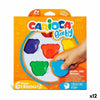 Ceras de colores Carioca Teddy 6 Piezas Multicolor (12 Unidades)