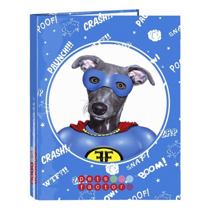 Carpeta de anillas The Pets Factor A4 (26.5 x 33 x 4 cm)