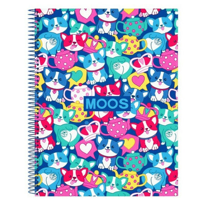 Libreta de Anillas Moos Corgi Multicolor A4