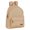 Mochila Escolar Safta Beige