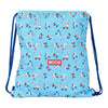 Bolsa Mochila con Cuerdas Rollers Moos M196 Azul claro Multicolor