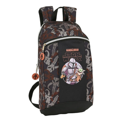 Mochila Casual The Mandalorian The guild Negro Marrón (22 x 39 x 10 cm)