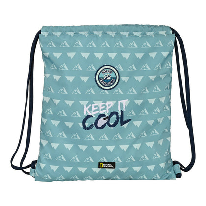 Mochila Saco Infantil National Geographic Below zero Azul (35 x 40 x 1 cm)