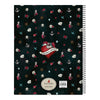 Libreta Gorjuss Mary rose Negro Granate A4 120 Hojas