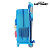 Mochila Escolar 3D con Ruedas 705 Baby Shark M020H Azul 27 x 32 x 10 cm