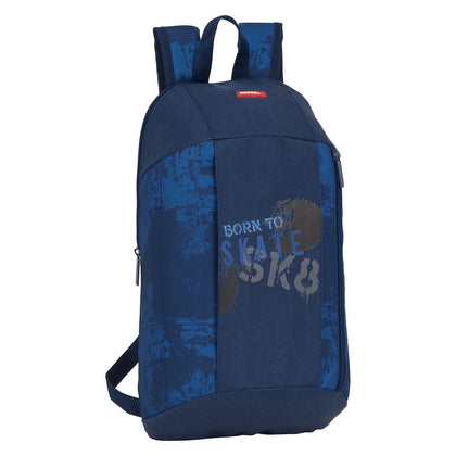 Mochila Casual Skate Safta M821A Azul marino (22 x 39 x 10 cm)