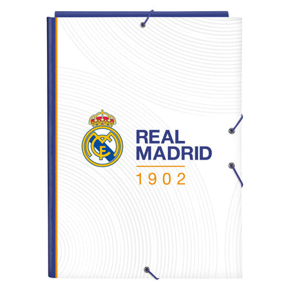 Carpeta Real Madrid C.F. 512154068 Azul Blanco A4