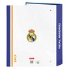 Carpeta de anillas Real Madrid C.F. Azul Blanco A4 27 x 33 x 6 cm