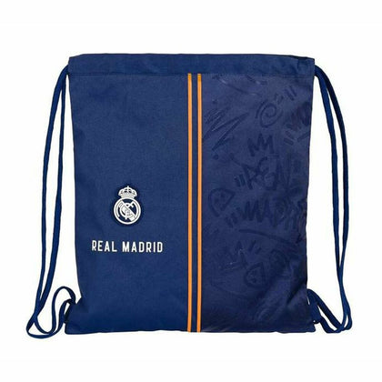 Bolsa Mochila con Cuerdas Real Madrid C.F. 612134196 Azul 35 x 40 x 1 cm