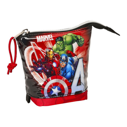 Estuche Cubilete The Avengers Infinity Rojo Negro (8 x 19 x 6 cm)