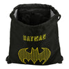 Mochila Saco Infantil Batman Comix Negro Amarillo (35 x 40 x 1 cm)