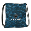 Bolsa Mochila con Cuerdas Kelme Break Negro Azul marino (35 x 40 x 1 cm)