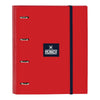 Carpeta de anillas Munich Supra A4 Rojo (27 x 32 x 3.5 cm) (35 mm)