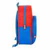 Mochila Escolar Super Mario Azul Rojo 28 x 34 x 10 cm