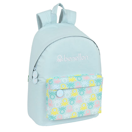 Mochila para Portátil Benetton Fantasy Celeste (31 x 41 x 16 cm)