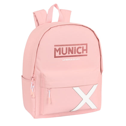 Mochila para Portátil Munich Makeup Rosa (31 x 40 x 16 cm)