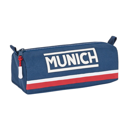 Estuche Escolar Munich Soon Azul (21 x 8 x 7 cm)