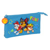 Portatodo Triple The Paw Patrol Friendship Azul (22 x 12 x 3 cm)