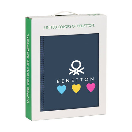 Set de Papelería Benetton Love 2 Piezas Azul marino