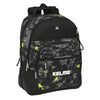 Mochila Escolar Kelme Jungle Negro Gris Lima (32 x 42 x 15 cm)