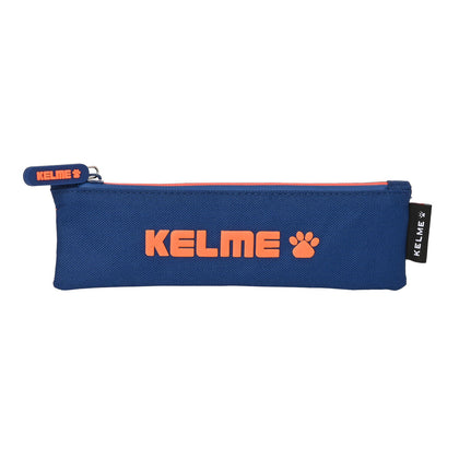 Estuche Escolar Kelme Navy blue Naranja Azul marino (20 x 6 x 1 cm)