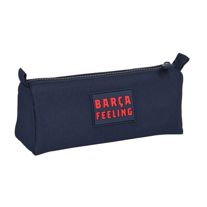 Estuche Escolar F.C. Barcelona Azul marino (21 x 8 x 7 cm)