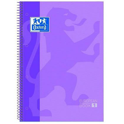 Cuaderno Oxford European Book Morado Malva A4 5 Piezas