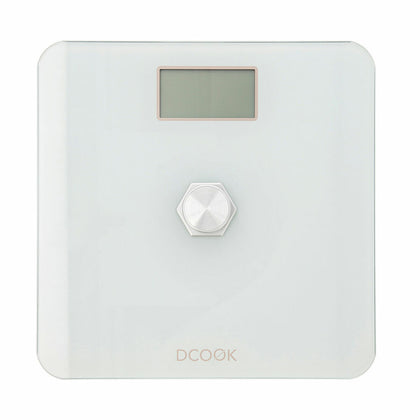 Báscula Digital de Baño Dcook Blanco Vidrio