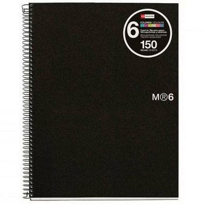 Cuaderno Miquelrius Microperforado Grafito A4 5 Piezas