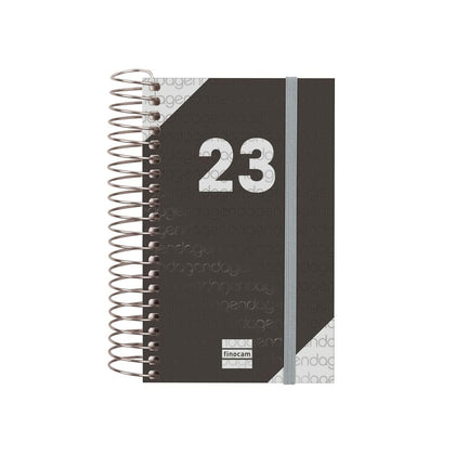 Agenda Finocam 2023 Negro (7,9 x 12,7 cm)