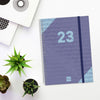 Agenda Finocam Year 2023 11,7 x 18,1 cm Azul