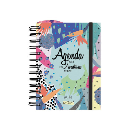 Agenda Finocam Talkual Aventura Escolar 2023-2024 Multicolor 1/8 12 x 16,9 cm