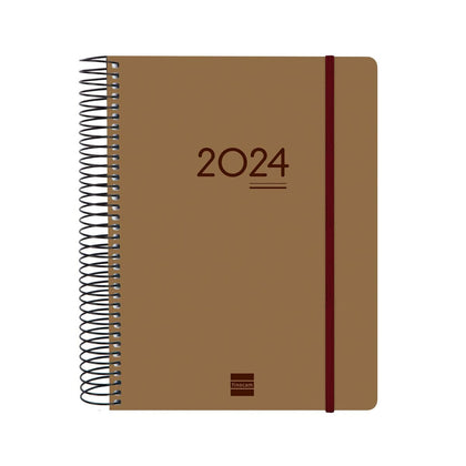 Agenda Finocam Ikon 2023-2024 15,5 x 21,2 cm Marrón