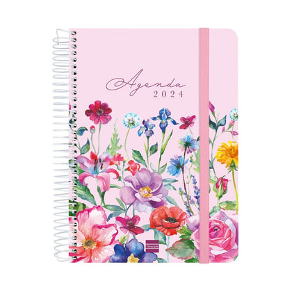 Agenda Finocam Cloe Rosa 2023-2024 15,5 x 21,2 cm