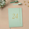 Agenda Finocam Flexy Joy Confeti 2024 Verde Claro A5 14,8 x 21 cm