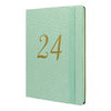 Agenda Finocam Flexy Joy Confeti 2024 Verde Claro A5 14,8 x 21 cm