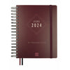 Agenda Finocam My Personal Plan 2024 Burdeos Cuarto 15,5 x 21,7 cm