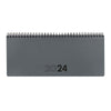 Planificador anual Finocam 2024 Gris 29 x 11,6 cm