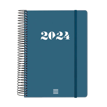 Agenda Finocam MY 2024 Azul A5 15,5 x 21,2 cm