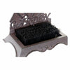 Cepillo DKD Home Decor Garden Marrón oscuro 24 x 16 x 23 cm