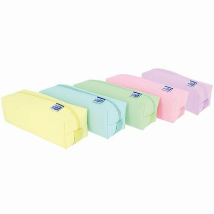 Estuche Escolar Oxford Live & Go Grande Pastel (22 x 8 x 7 cm)