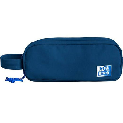 Estuche Escolar Oxford Azul 22,5 x 9,5 x 8 cm