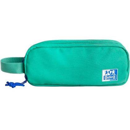 Estuche Escolar Oxford Menta 22,5 x 9,5 x 8 cm