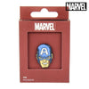 Pin Captain America The Avengers Metal Azul