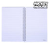 Libreta de Anillas Mickey Mouse CRD -2100002725-A5-TURQUOISE Turquesa